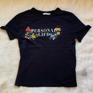 Zara “Personal Life” Graphic Tee